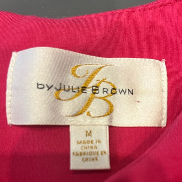 Juli Brown Hot Pink Dress